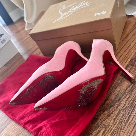 Christian Louboutin Decoltish 100 suede dolly - Picture 4 of 6